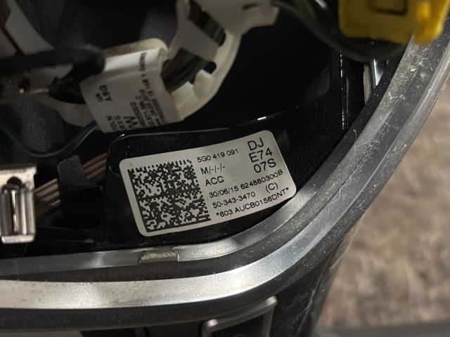 bontott VW GOLF VII Kormány