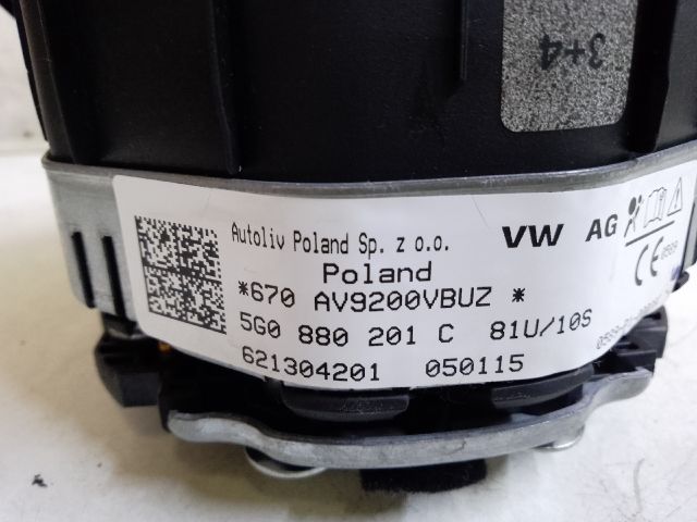 bontott VW GOLF VII Kormánylégzsák