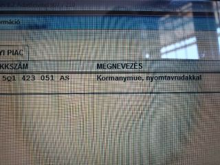 bontott VW GOLF VII Kormánymű (Elektromos)