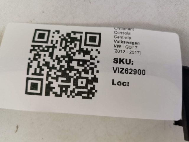 bontott VW GOLF VII Középső Kardánbox Burkolat