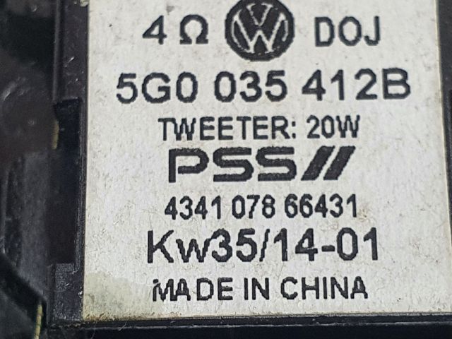 bontott VW GOLF VII Magassugárzó Hangszóró