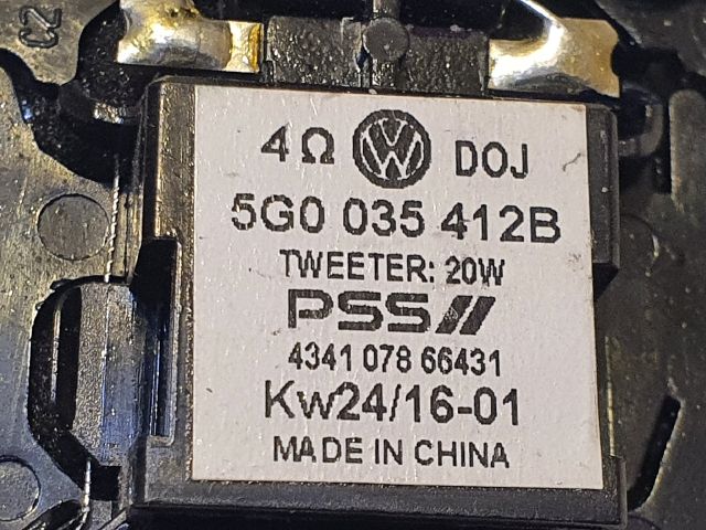 bontott VW GOLF VII Magassugárzó Hangszóró