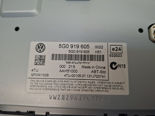 bontott VW GOLF VII Multifunkciós Kijelző