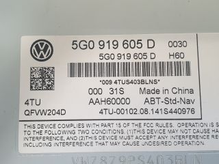 bontott VW GOLF VII Multifunkciós Kijelző