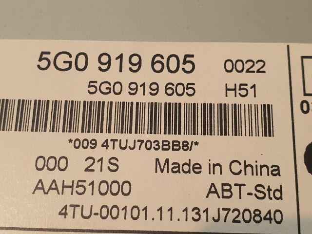 bontott VW GOLF VII Multifunkciós Kijelző