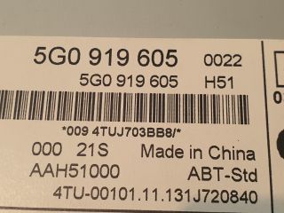 bontott VW GOLF VII Multifunkciós Kijelző