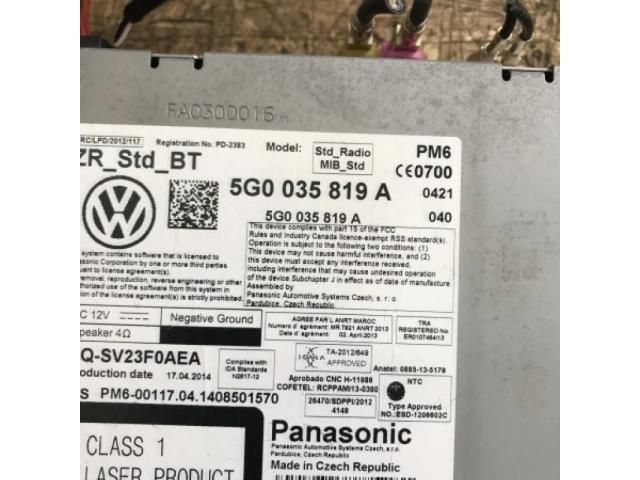 bontott VW GOLF VII Navigációs Fejegység