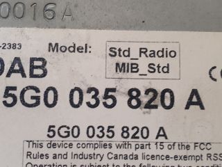 bontott VW GOLF VII Navigációs Fejegység