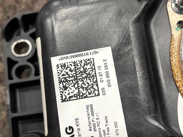 bontott VW GOLF VII Utasoldali Légzsák