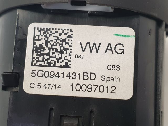 bontott VW GOLF VII Világítás Kapcsoló