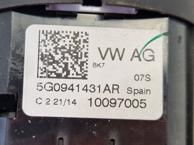 bontott VW GOLF VII Világítás Kapcsoló