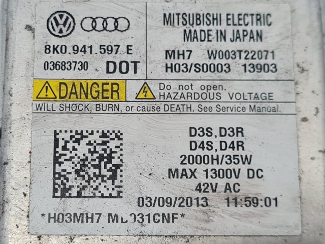 bontott VW GOLF VII Xenon Trafó