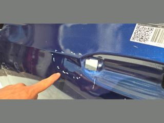 bontott VW GOLF VIII Bal első Ajtó (Üres lemez)