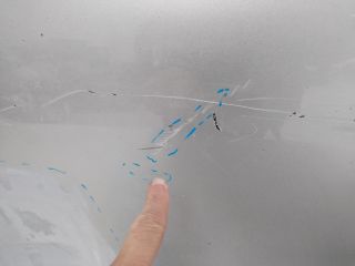 bontott VW GOLF VIII Bal első Ajtó (Üres lemez)