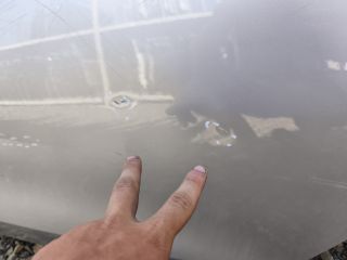 bontott VW GOLF VIII Bal hátsó Ajtó (Üres lemez)