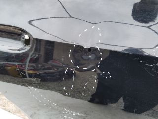 bontott VW GOLF VIII Jobb hátsó Ajtó (Üres lemez)