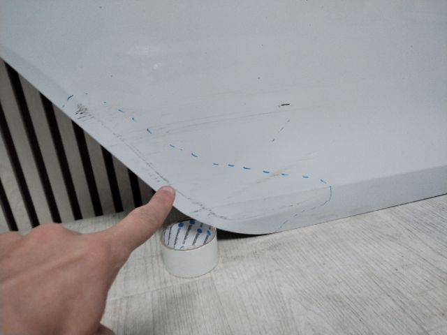 bontott VW GOLF VIII Jobb hátsó Ajtó (Üres lemez)