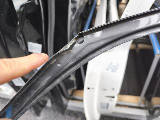 bontott VW ID.3 Bal első Ajtó (Üres lemez)