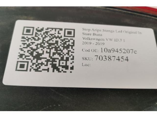 bontott VW ID.3 Bal Külső Hátsó Lámpa