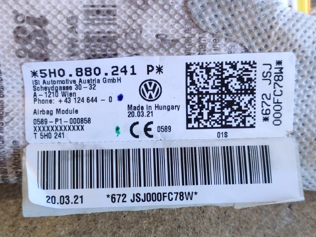 bontott VW ID.3 Bal Oldallégzsák