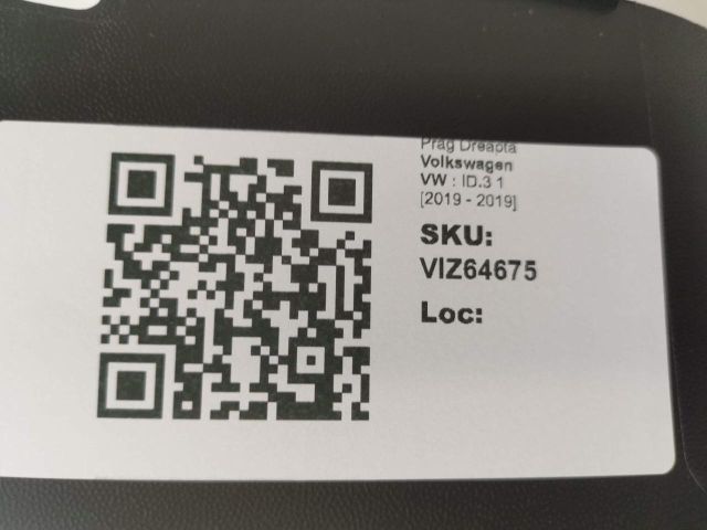 bontott VW ID.3 Jobb Küszöb