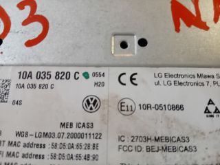 bontott VW ID.3 Navigációs Fejegység