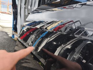 bontott VW ID.4 Bal első Ajtó (Üres lemez)