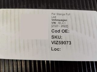 bontott VW ID.4 Bal Ledes Fényszóró