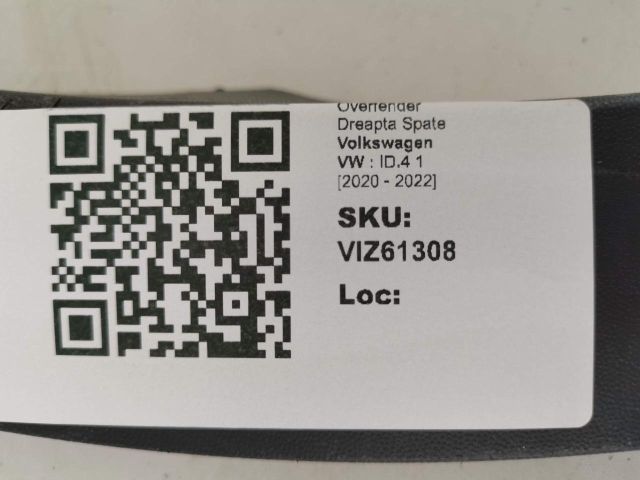 bontott VW ID.4 Jobb hátsó Sárvédő Díszléc