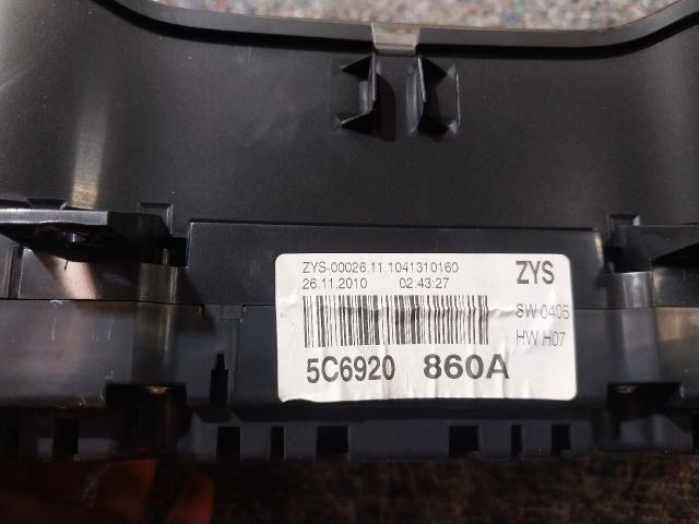 bontott VW JETTA Kilométeróra