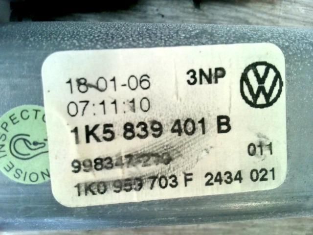 bontott VW JETTA Bal hátsó Ablakemelő Motor