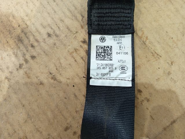 bontott VW JETTA Bal hátsó Biztonsági Öv