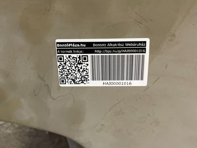 bontott VW JETTA Bal hátsó Sárvédő