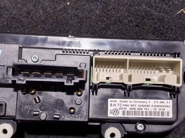 bontott VW JETTA Fűtéskapcsoló (manuális klímás)