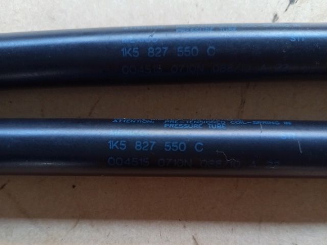 bontott VW JETTA Gázrugós Kitámasztó Teleszkóp Pár Csomagtérajtó