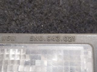 bontott VW JETTA Hátsó Rendszámtábla Világítás