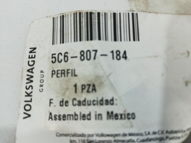 bontott VW JETTA Jobb első Oldal Lökhárító Tartó (Műanyag)