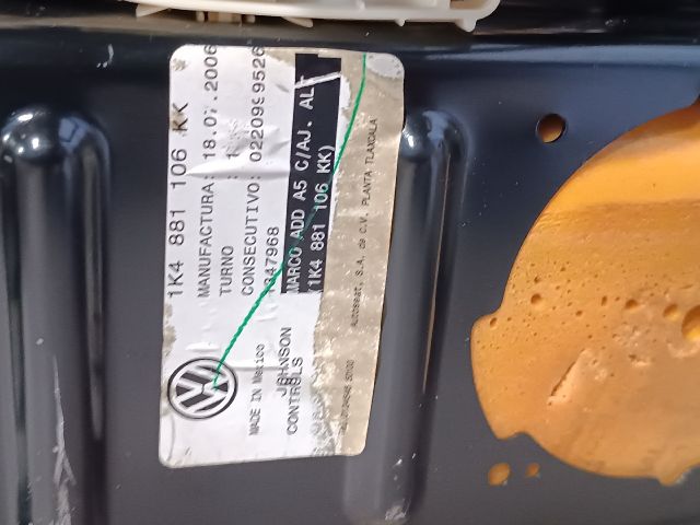 bontott VW JETTA Jobb első Ülés