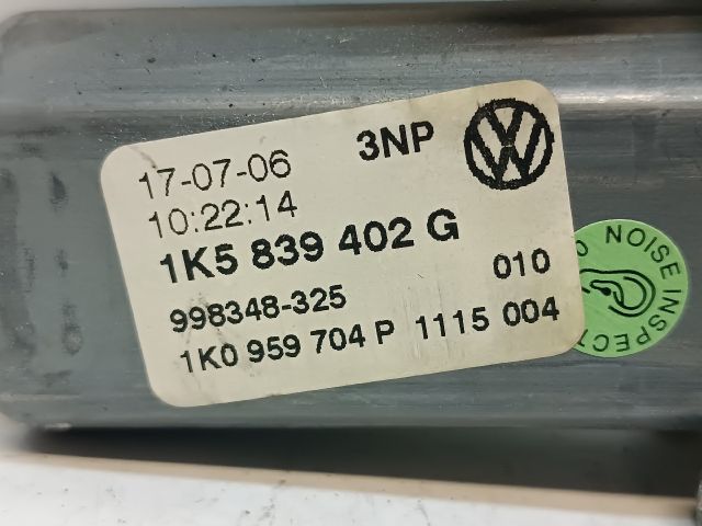 bontott VW JETTA Jobb hátsó Ablakemelő Motor