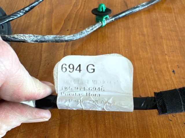 bontott VW JETTA Jobb hátsó Ajtó Kábelköteg