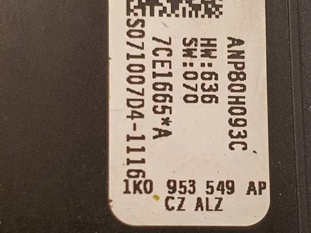 bontott VW JETTA Kormányoszlop Vezérlő