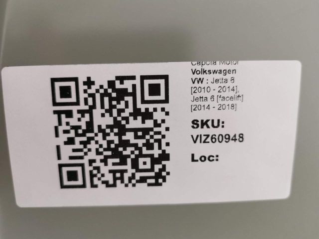 bontott VW JETTA Motorháztető