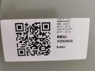 bontott VW JETTA Motorháztető