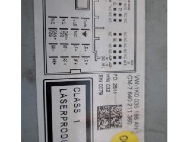 bontott VW JETTA Rádió / CD