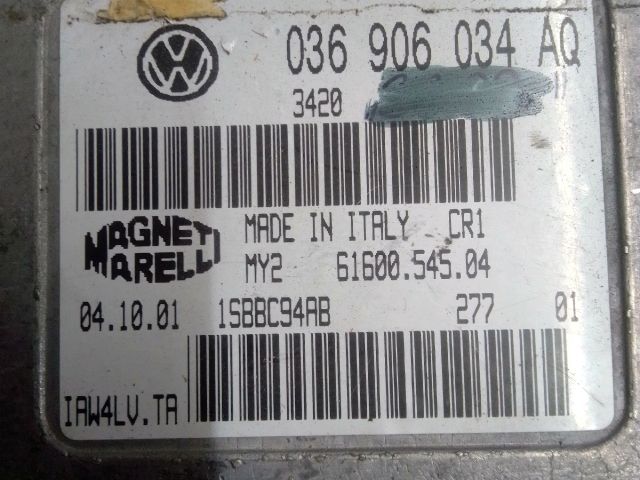 bontott VW LUPO Motorvezérlő