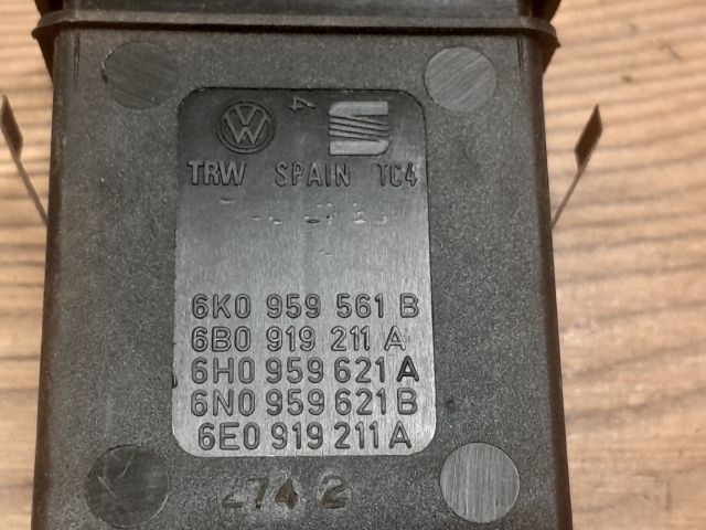 bontott VW LUPO Ablakfűtés Kapcsoló