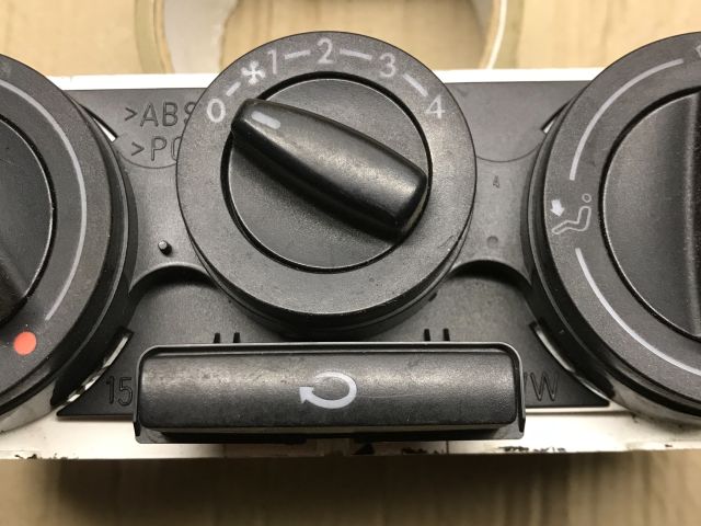 bontott VW LUPO Fűtéskapcsoló (Nem klímás)