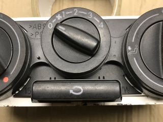 bontott VW LUPO Fűtéskapcsoló (Nem klímás)