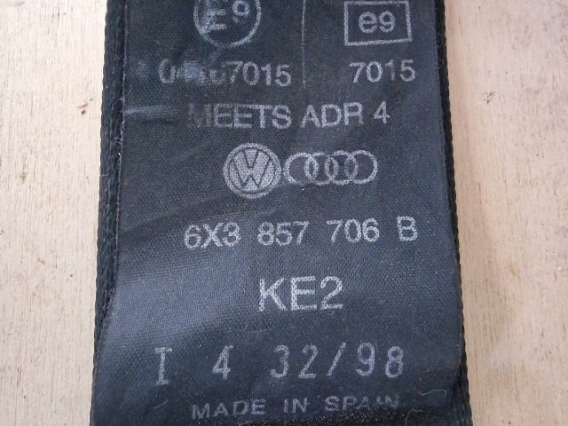 bontott VW LUPO Jobb hátsó Biztonsági Öv