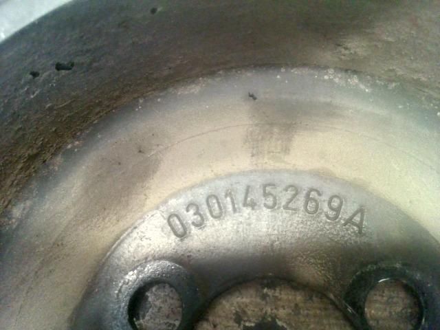 bontott VW LUPO Szervó Szíjtárcsa